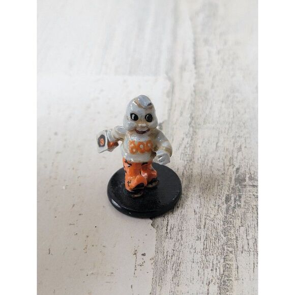 Mini ceramic trick-or-treat ghost village accessory Halloween - Picture 4 of 5